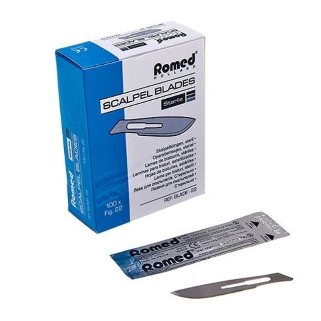 Romed scalpel blades No. 23 sterile