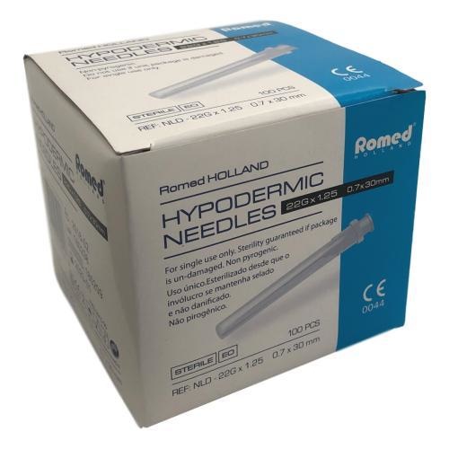 Romed Romed 100pcs injection needles 22G x 1.25, foto 2 van 3