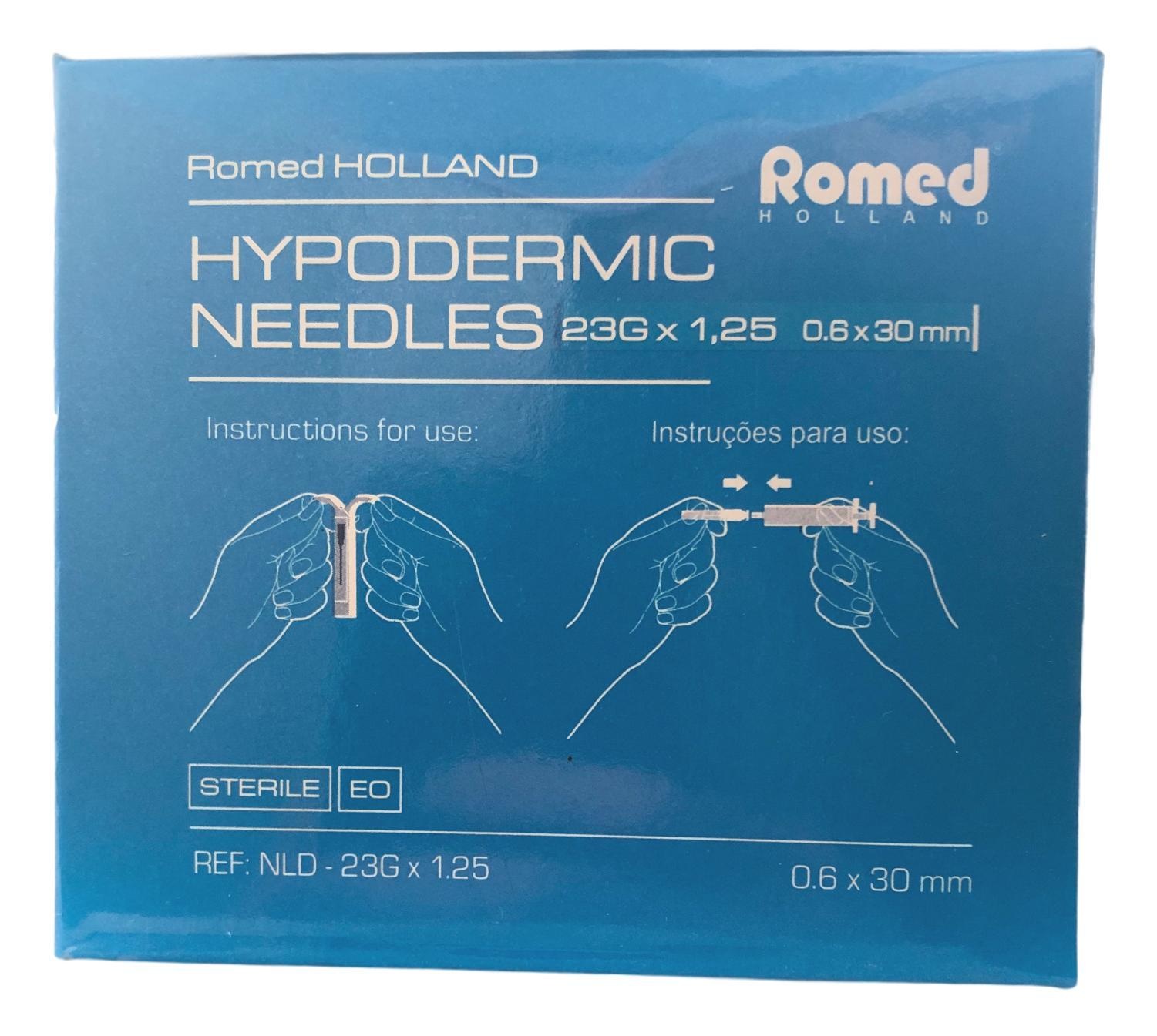 Romed Romed 100pcs injection needles 23G x 1.25, foto 2 van 3