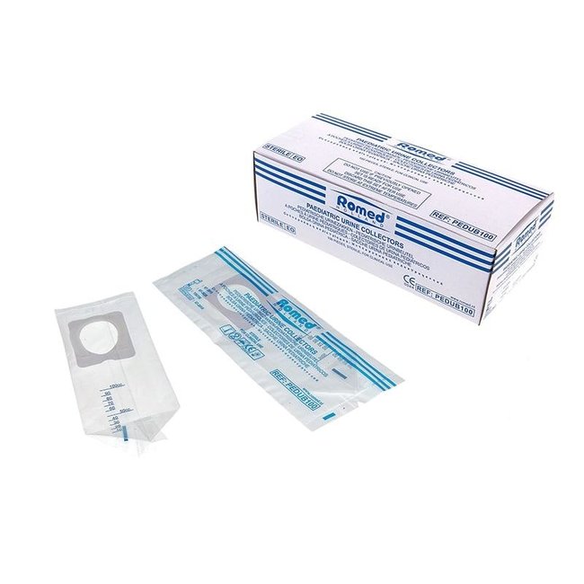 Romed pediatric urine bags 100 pcs