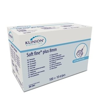 Klinion Klinion Diabetes Care Soft fine Plus pen needles 0.25mm (31G) x 8mm