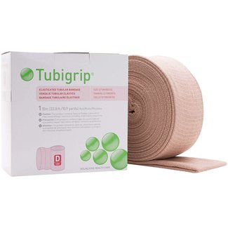 Molnlycke Tubigrip Tubular bandage compressive Skin color Size F - 10 meters