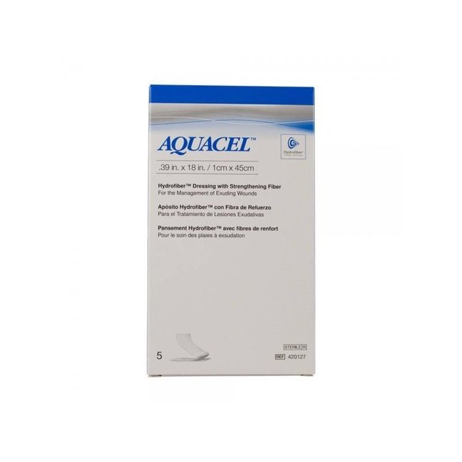 Aquacel Extra Hydrofiber wound dressing sterile 1x45cm