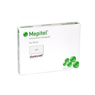 Molnlycke Mepitel silicone wound contact layer 8x10cm