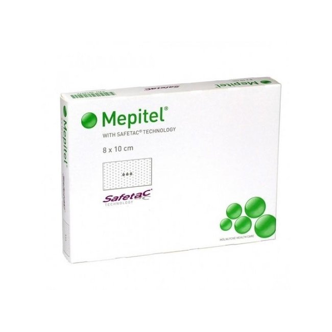 Mepitel silicone wound contact layer 8x10cm