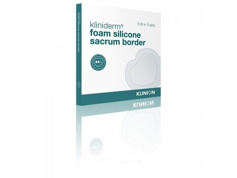 buy Kliniderm Foam Silicone foam dressing Sacrum with Border 15x15cm? Order at Degros Degros