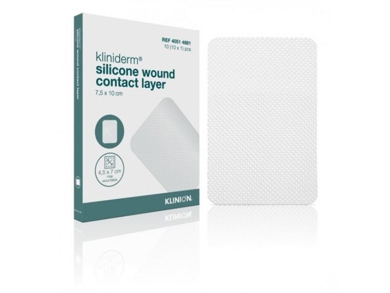 Klinion Kliniderm silicone wound contact layer 7.5x10cm