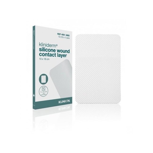 Kliniderm silicone wound contact layer 10x18cm