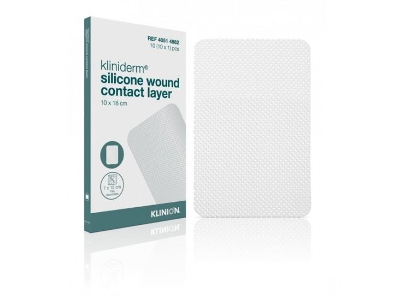 Klinion Couche de contact silicone Kliniderm 10x18cm
