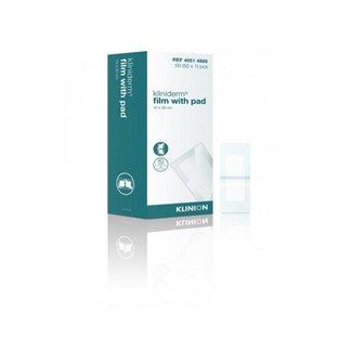 Klinion Klinion Kliniderm Film with Pad wound plaster sterile 10x30cm