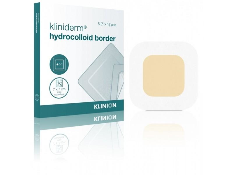 Klinion Kliniderm Hydro Border pansement hydrocollo¯de standard 10x10cm