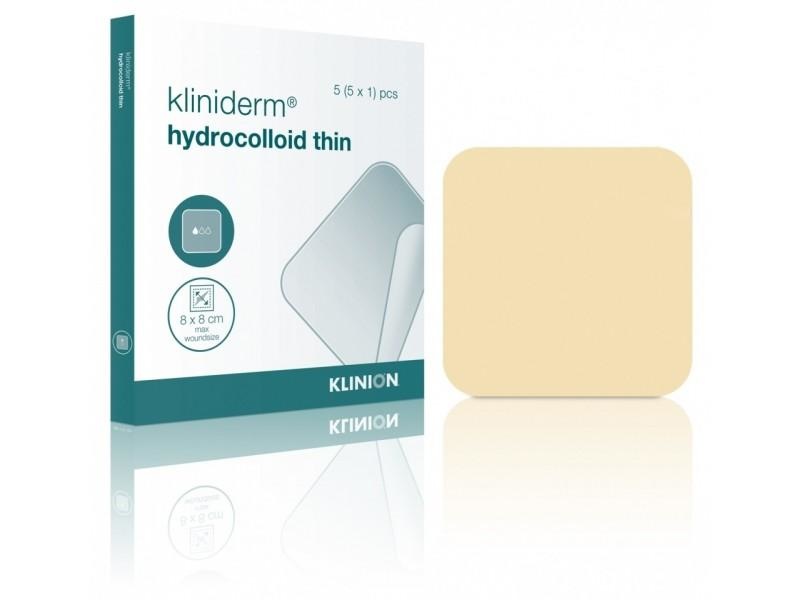 Klinion Kliniderm Hydro Thin hydrocolloid wound dressing 10x10cm