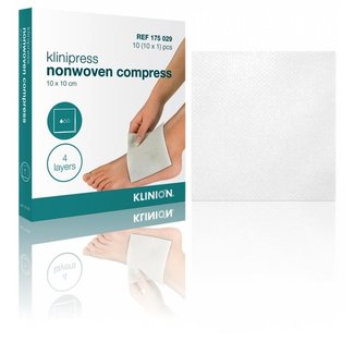 Klinion Klinion gauze compress NW sterile 4-layer 10x10cm 10 pieces