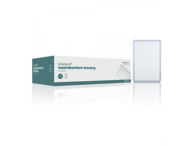 Klinion Kliniderm Superabsorbent dressing sterile 10x20cm