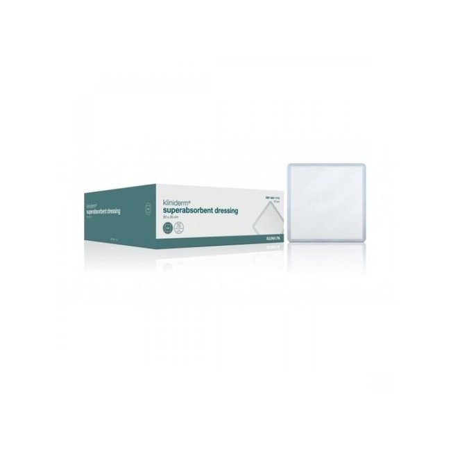 Kliniderm Superabsorbent dressing non sterile 20x20cm