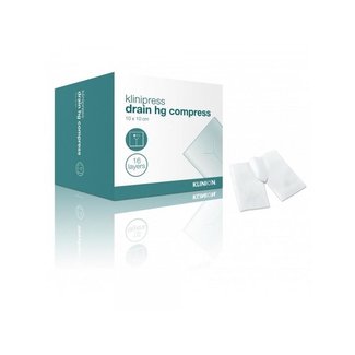 Klinion Klinion drain compress split compress HG sterile 16-layer 10x10cm 50 pieces