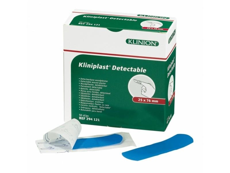 Klinion Kliniplast detectable blue wound plaster