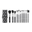 Sinelco Black swan set cosmetische borstels 11st sibel