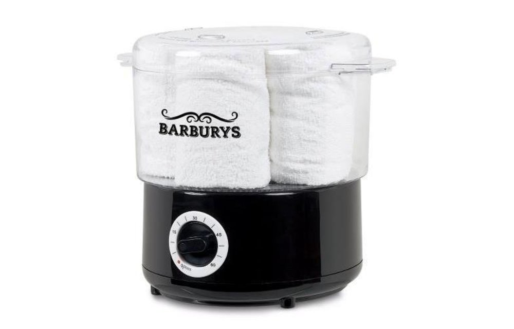 Barburys hot towel steamer tommy