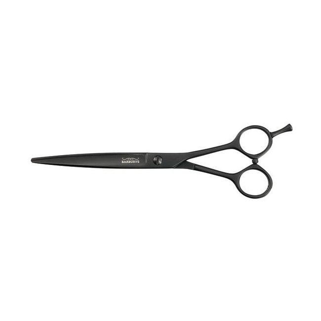 Scissors sky 7"-black scissors from japanese stainless steel barb