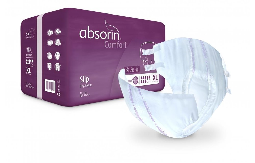 Absorin comfort slip day/night <145cm l paars 0832-a