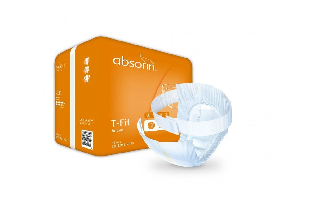 Absorin comfort t-fit heavy xl geel 10519845