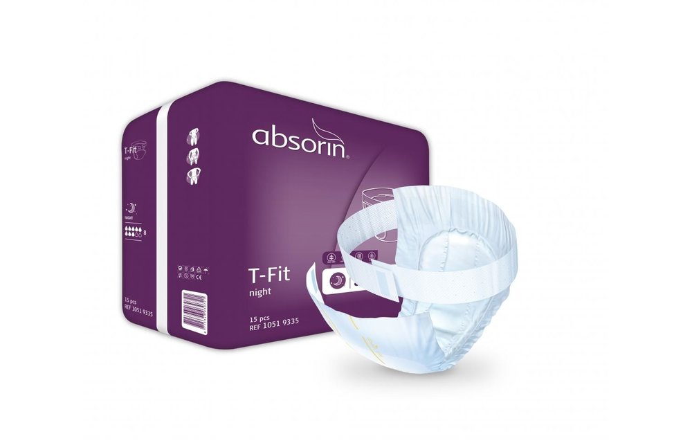 Absorin comfort t-fit night s paars 10519025