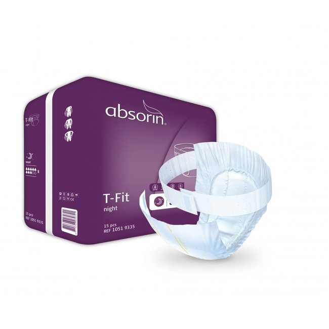 Absorin comfort t-fit night s paars 10519025