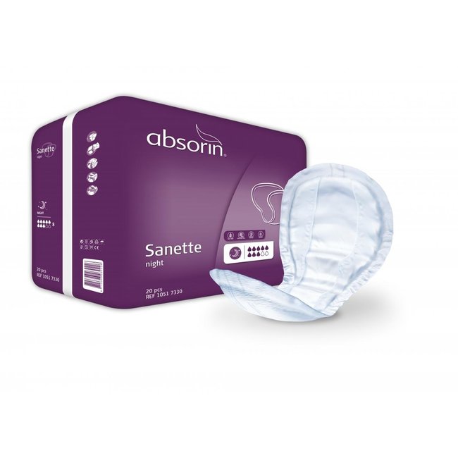 Absorin comfort sanette night paars 10517330