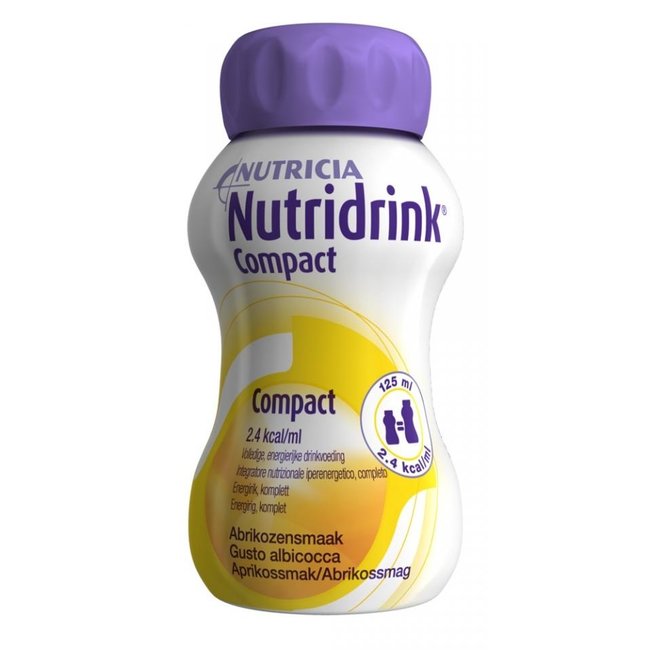 Nutricia nutridrink compact dieetvoeding 125ml abrikozen 79778