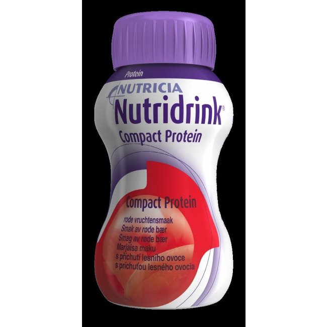 Nutricia nutridrink compact protein drinkvoeding 125ml bosvruchten 97512