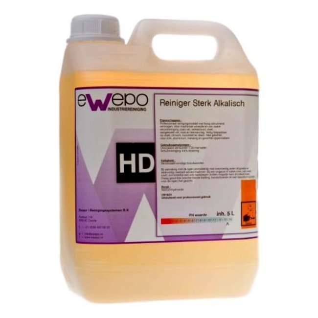 Ewepo HD cleaner strongly alkaline 5 liters