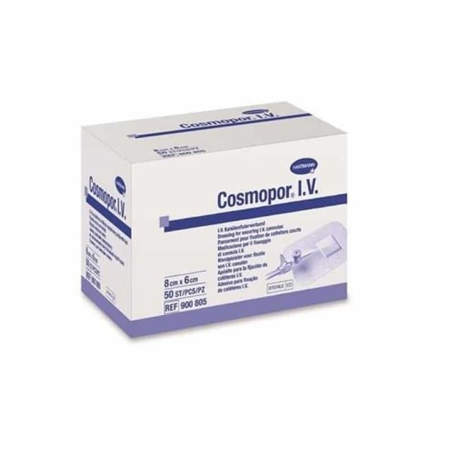 Cosmopor IV drip plaster 8x6cm 50 pieces