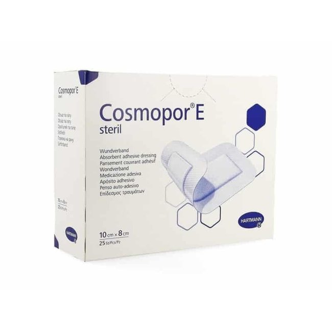Cosmopor E wound dressing sterile 10x8cm 25 pieces