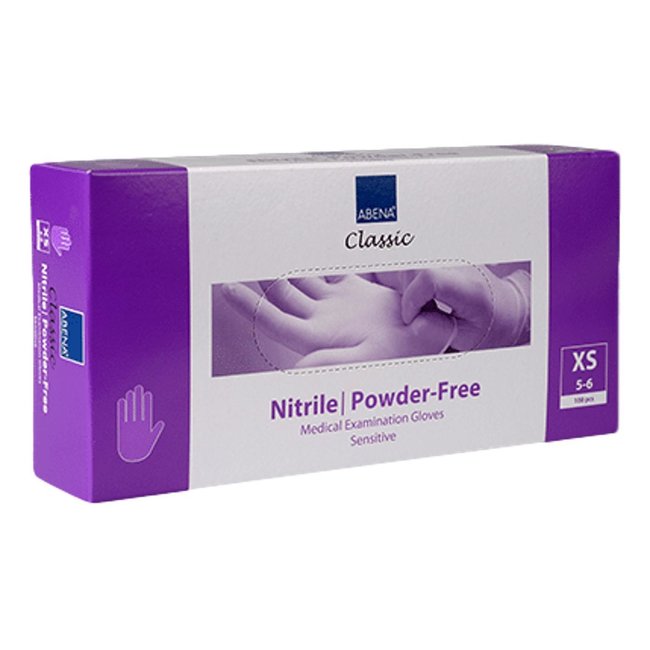 Abena Nitrile Glove Classic Purple