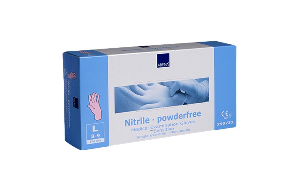 Abena Nitril Handschoen Classic Roze
