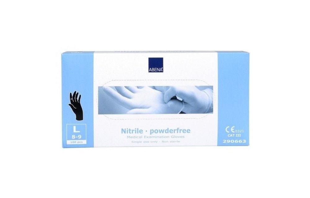 Abena Nitril Handschoen Classic Zwart