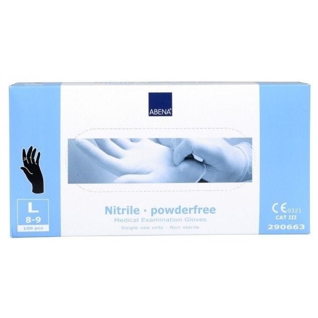 Abena Nitrile Glove Classic Black