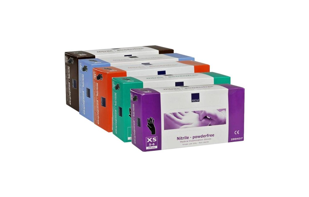 Abena Nitril Handschoen Classic Zwart