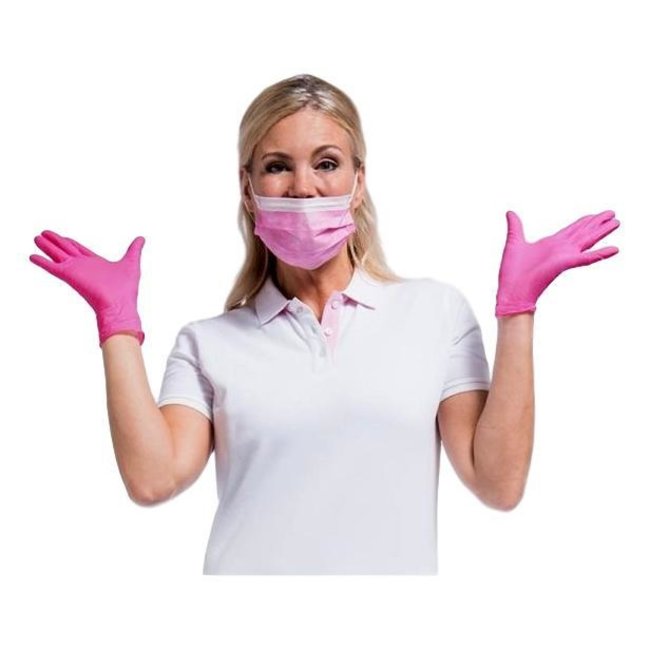 Comforties Soft nitril Easyglide Magenta 100 stuks