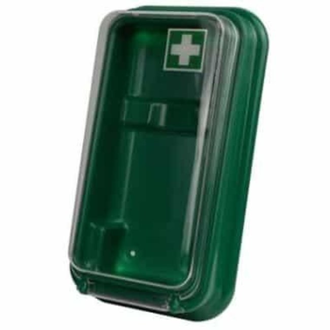 Barikos wall holder for 1 eyewash bottle green