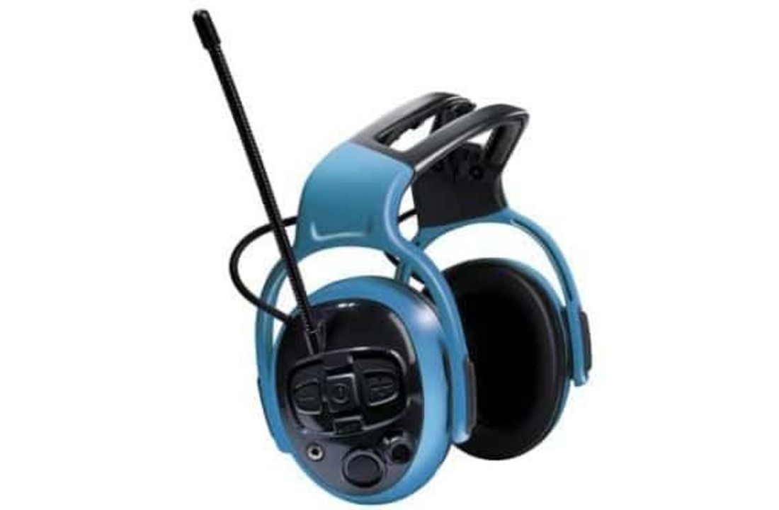MSA left/RIGHT Dual Pro gehoorkap met hoofdband blauw