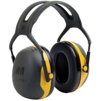 3M 3M Peltor X2A gehoorkap met hoofdband zwart/geel