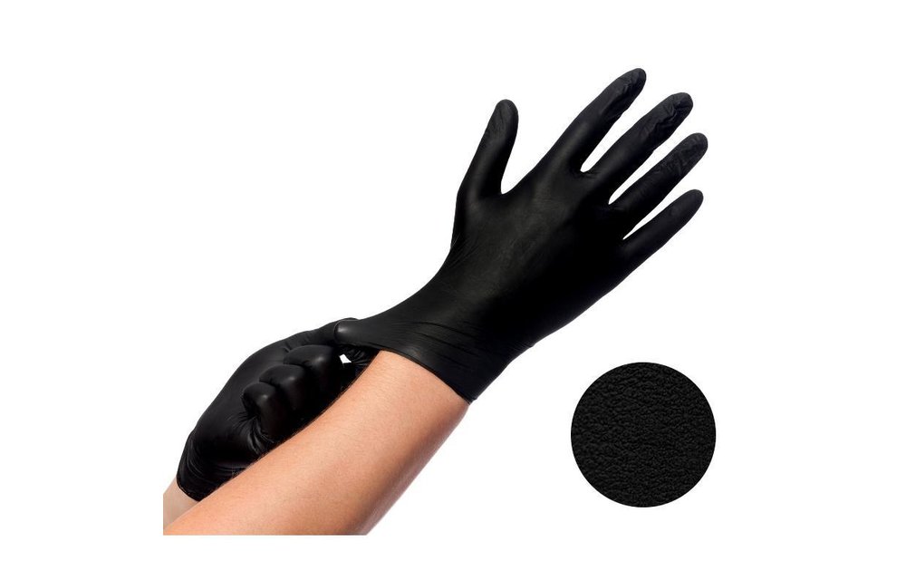 Comforties Soft nitril Easyglide Zwart 100 stuks
