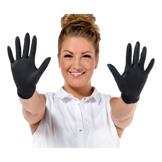 Comforties Soft nitril Easyglide Zwart 100 stuks