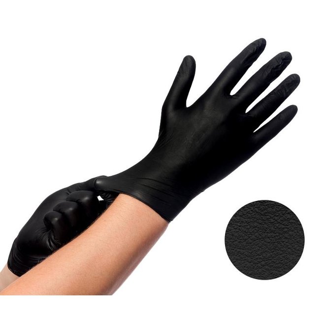 Comforties soft nitrile Easyglide and Grip Black 100 pieces