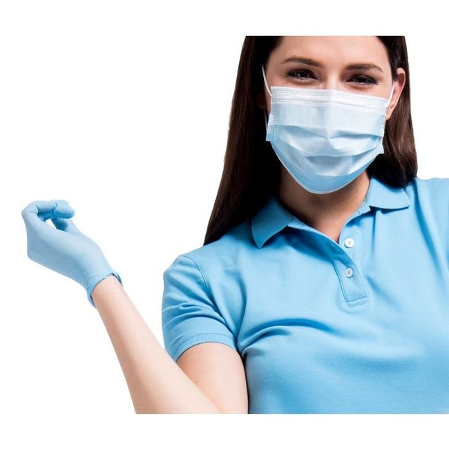 Comforties Nitrile gloves blue (soft nitrile) Basic 100 pieces