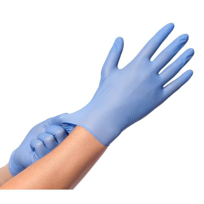 Gants en nitrile souple Comforties Violet / Bleu (premium) 100 pièces