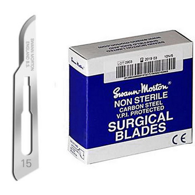 Swann Morton blades non sterile no 15