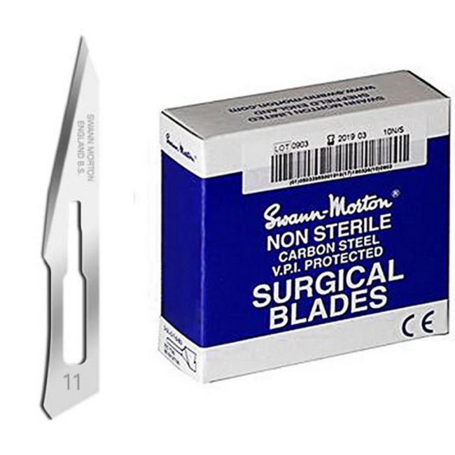 Swann Morton blades non sterile no 11